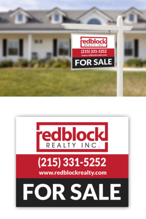 Signage Design by aspiremedia for REDBLOCK Realty Inc. | Design: #12206681