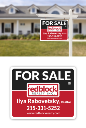 Signage Design by aspiremedia for REDBLOCK Realty Inc. | Design: #12210869