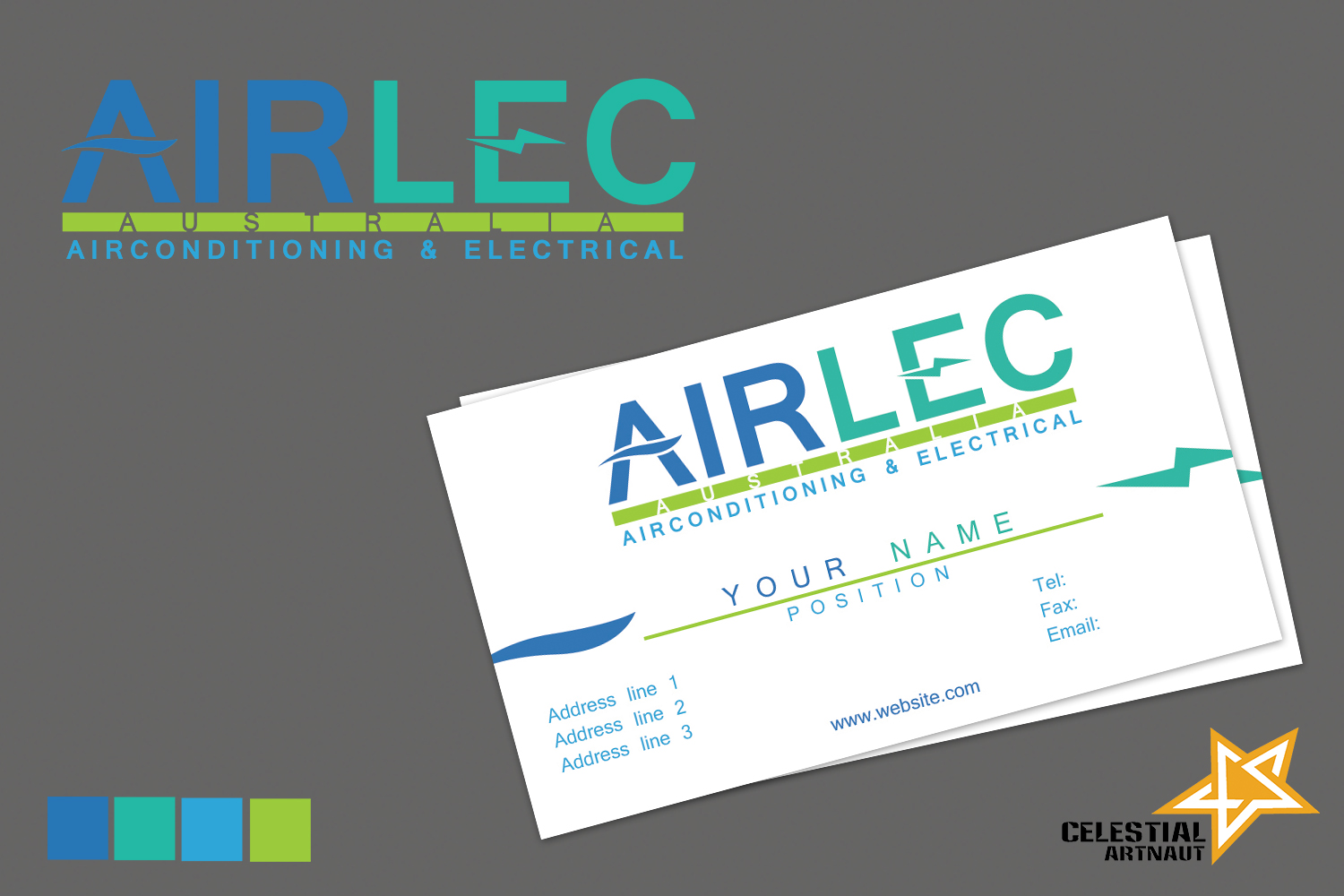 Logo Design by Celestial Artnaut for Airlec Australia | Design #12396777