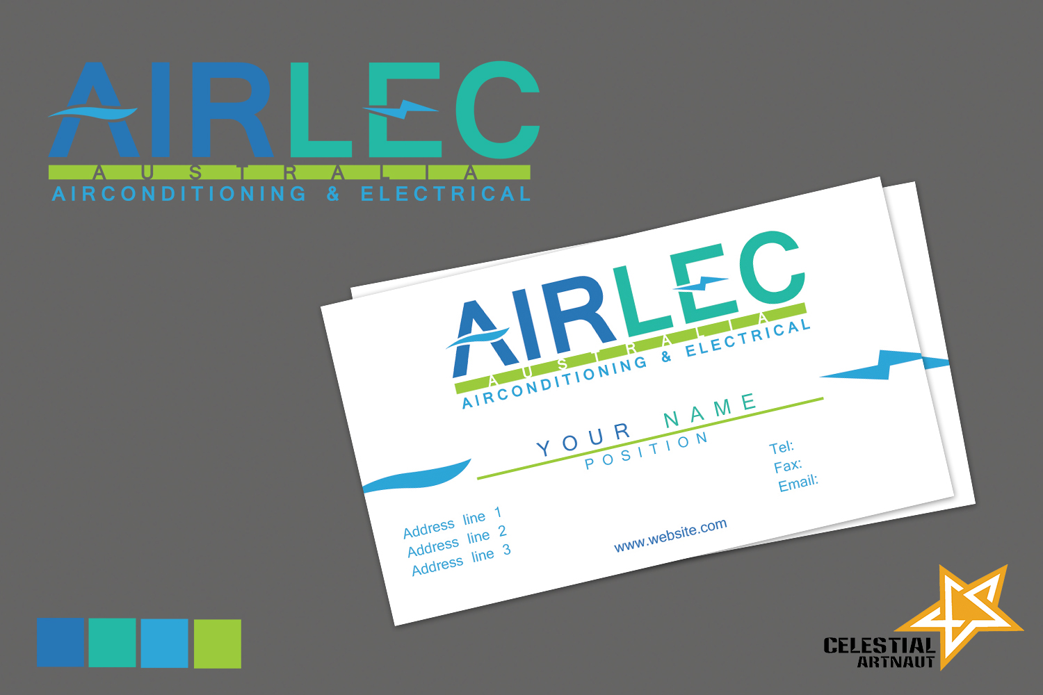 Logo Design by Celestial Artnaut for Airlec Australia | Design #12396779