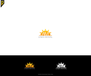 Logo-Design von poisonvectors für AM Linen Rental | Design: #12188182