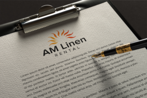 Logo-Design von B.Tibéri für AM Linen Rental | Design: #12168210