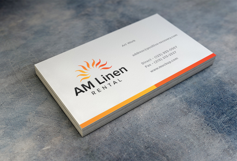 Logo-Design von B.Tibéri für AM Linen Rental | Design #12168211