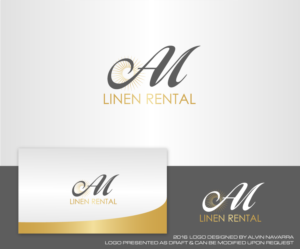 Logo-Design von alvinnavarra für AM Linen Rental | Design #12169841