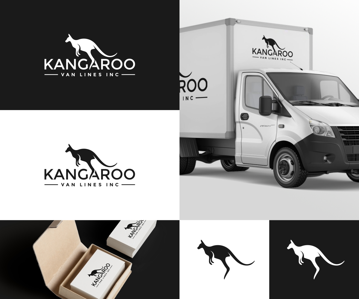 Logo-Design von artsterdam für kangaroo van lines inc | Design #12165804