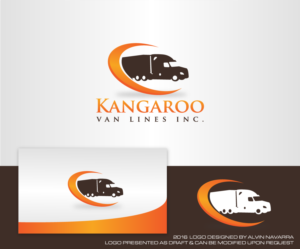 Diseño de Logo por alvinnavarra para kangaroo van lines inc | Diseño #12158136