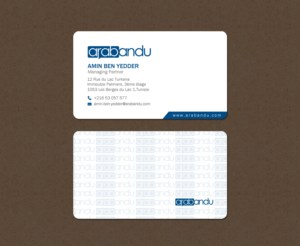 Business Card Design by chandrayaan.creative for Gerandu GMBH | Design: #12154449