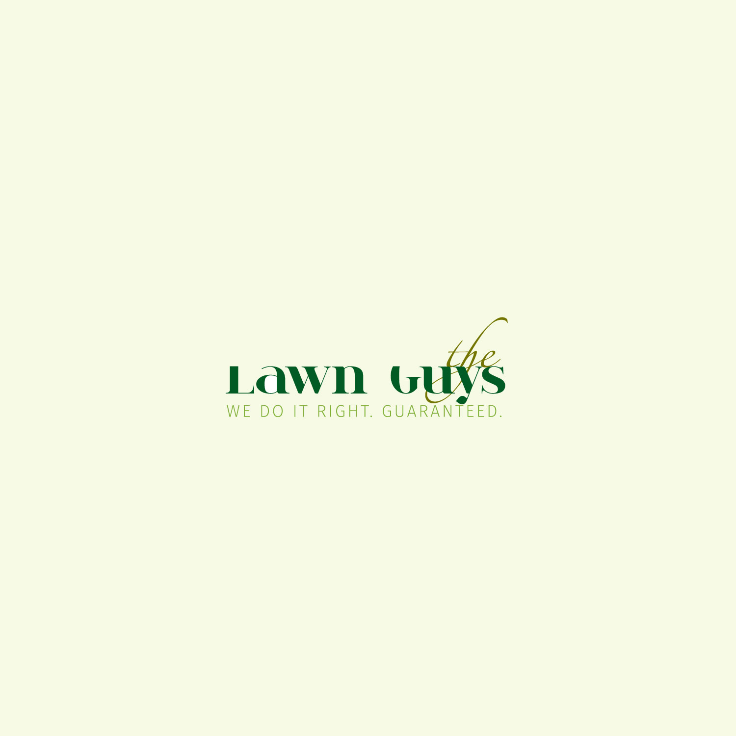 Logo Design by nancyy for The Lawn Guys | Design #12167034