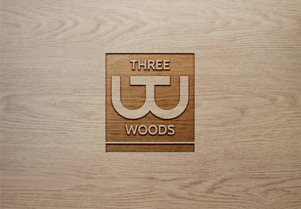 Logo Design by nvisiondesign.co.uk for ThreeWoods | Design #12486001
