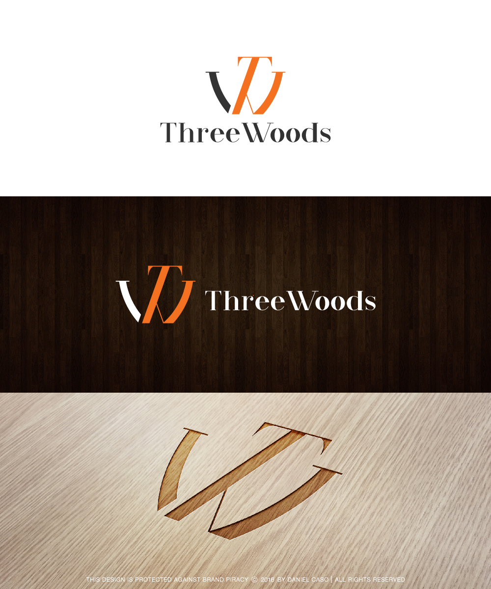 Logo Design by Daniel Caso Design for ThreeWoods | Design #12532315