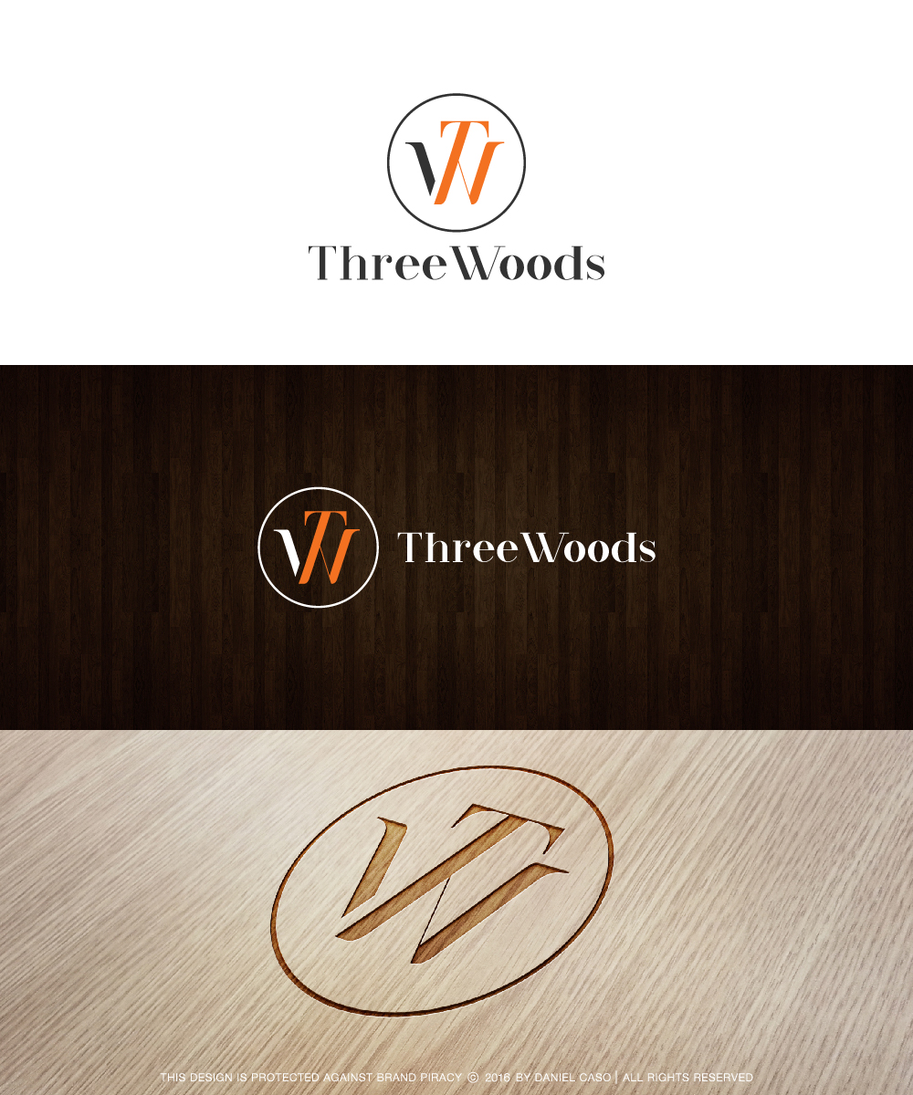 Logo Design by Daniel Caso Design for ThreeWoods | Design #12532316