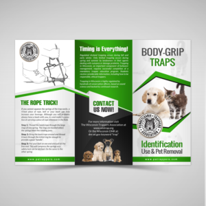 Design de Flyer par debdesign pour Pa Trappers | Design : #12141346