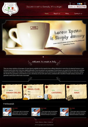 Web Design by pb for this project | Design: #518017