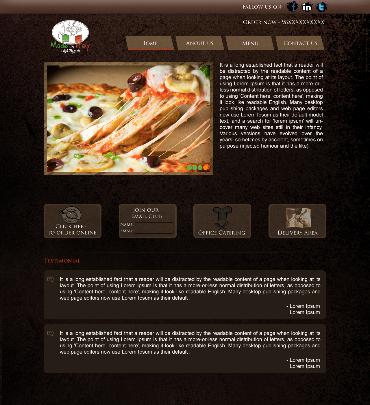 Web Design by Abhinav Katiyar for this project | Design #515517