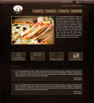Web Design by Abhinav Katiyar for this project | Design: #515517