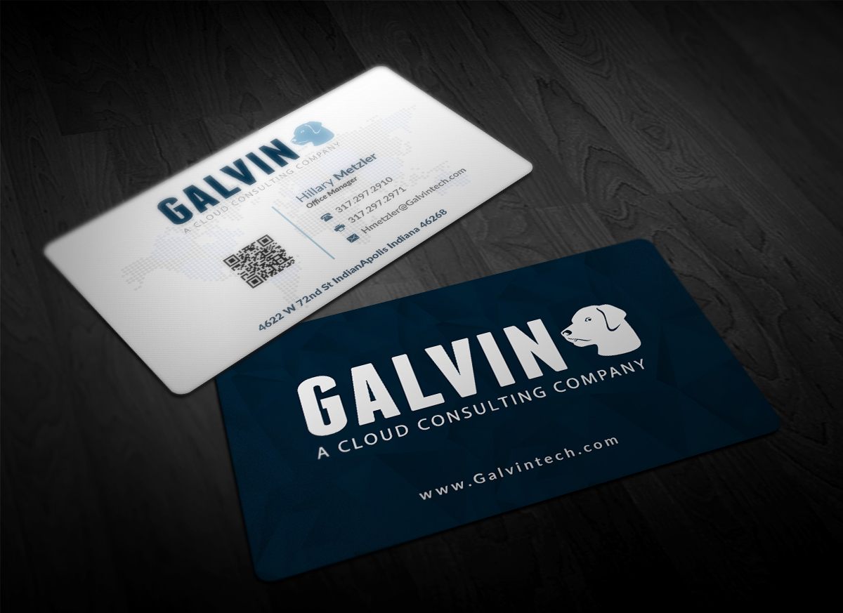 Diseño de Tarjeta de Presentación por Pointless Pixels India para Galvin Technologies | Diseño #12148057