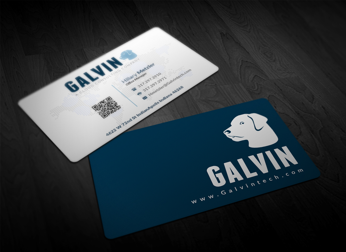 Diseño de Tarjeta de Presentación por Pointless Pixels India para Galvin Technologies | Diseño #12148058