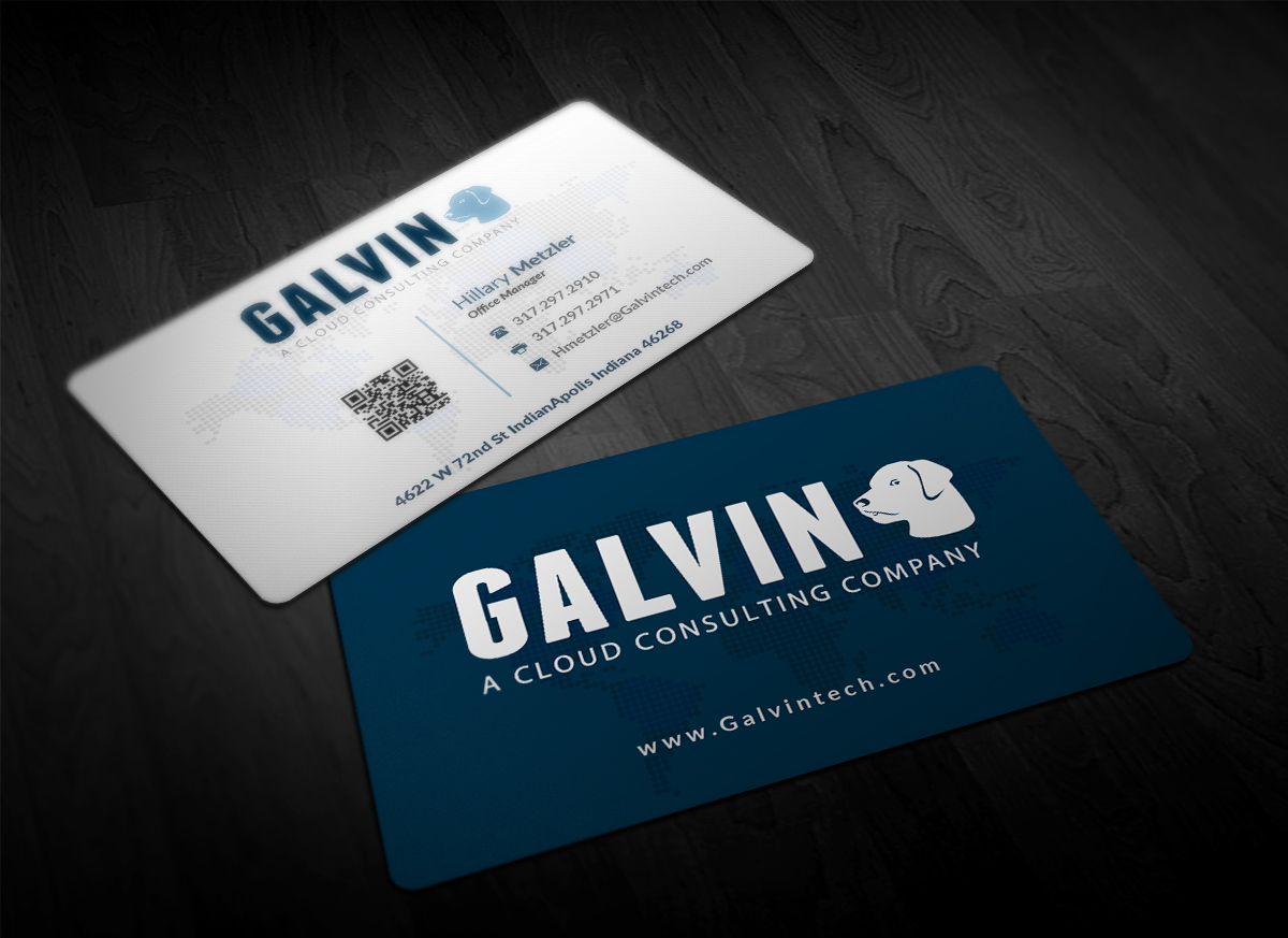 Diseño de Tarjeta de Presentación por Pointless Pixels India para Galvin Technologies | Diseño #12148067