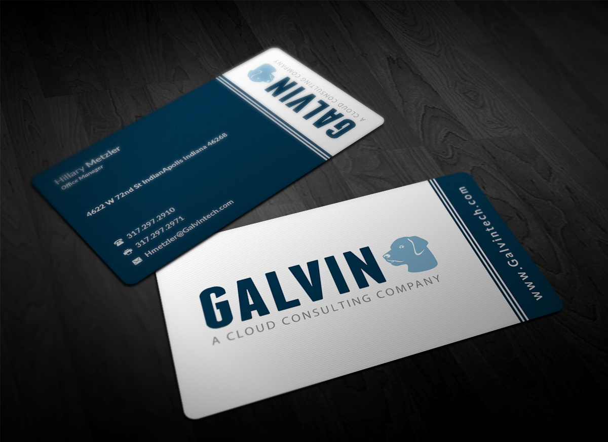 Diseño de Tarjeta de Presentación por Pointless Pixels India para Galvin Technologies | Diseño #12148068