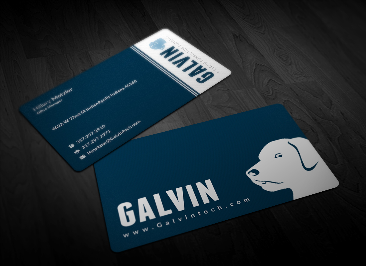 Diseño de Tarjeta de Presentación por Pointless Pixels India para Galvin Technologies | Diseño #12148186