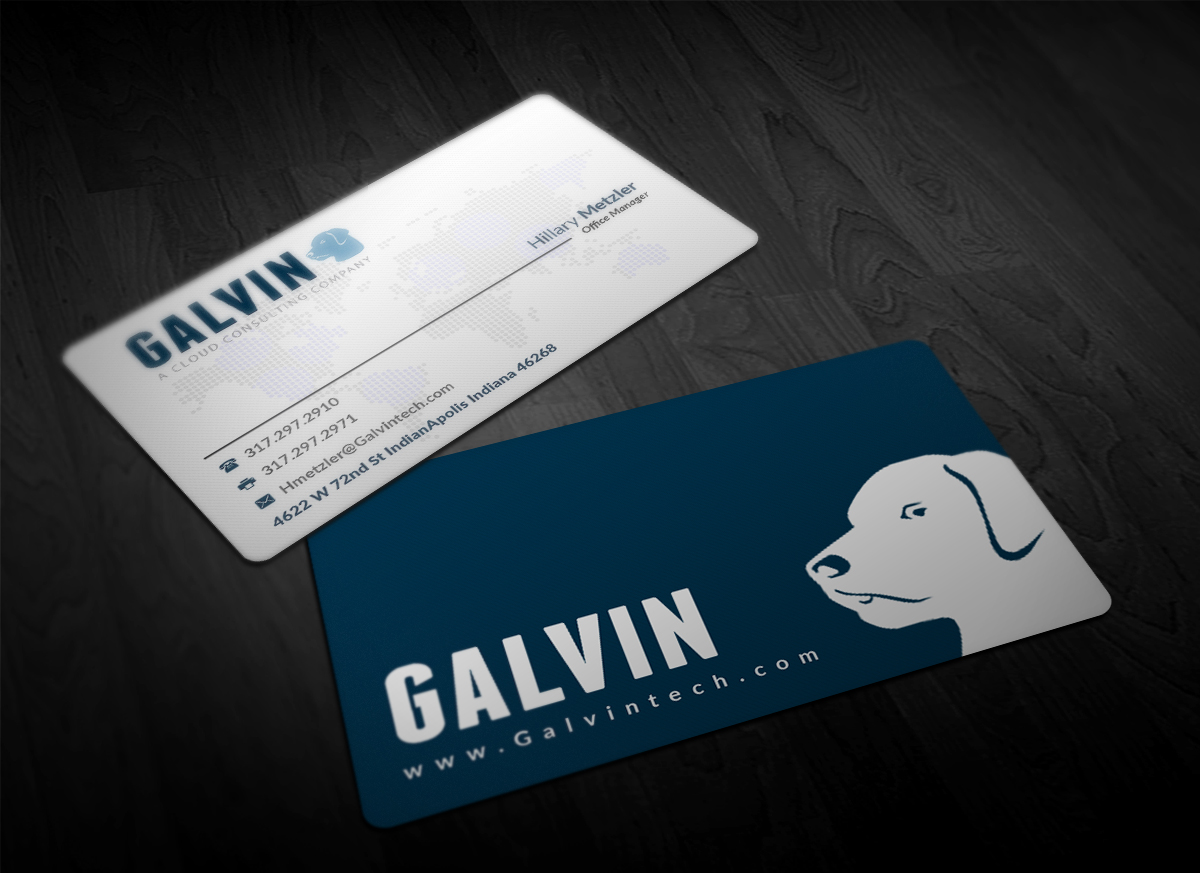 Diseño de Tarjeta de Presentación por Pointless Pixels India para Galvin Technologies | Diseño #12148385