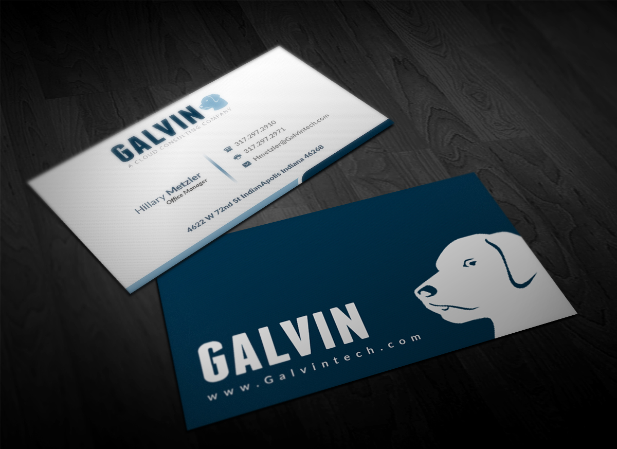 Diseño de Tarjeta de Presentación por Pointless Pixels India para Galvin Technologies | Diseño #12148386