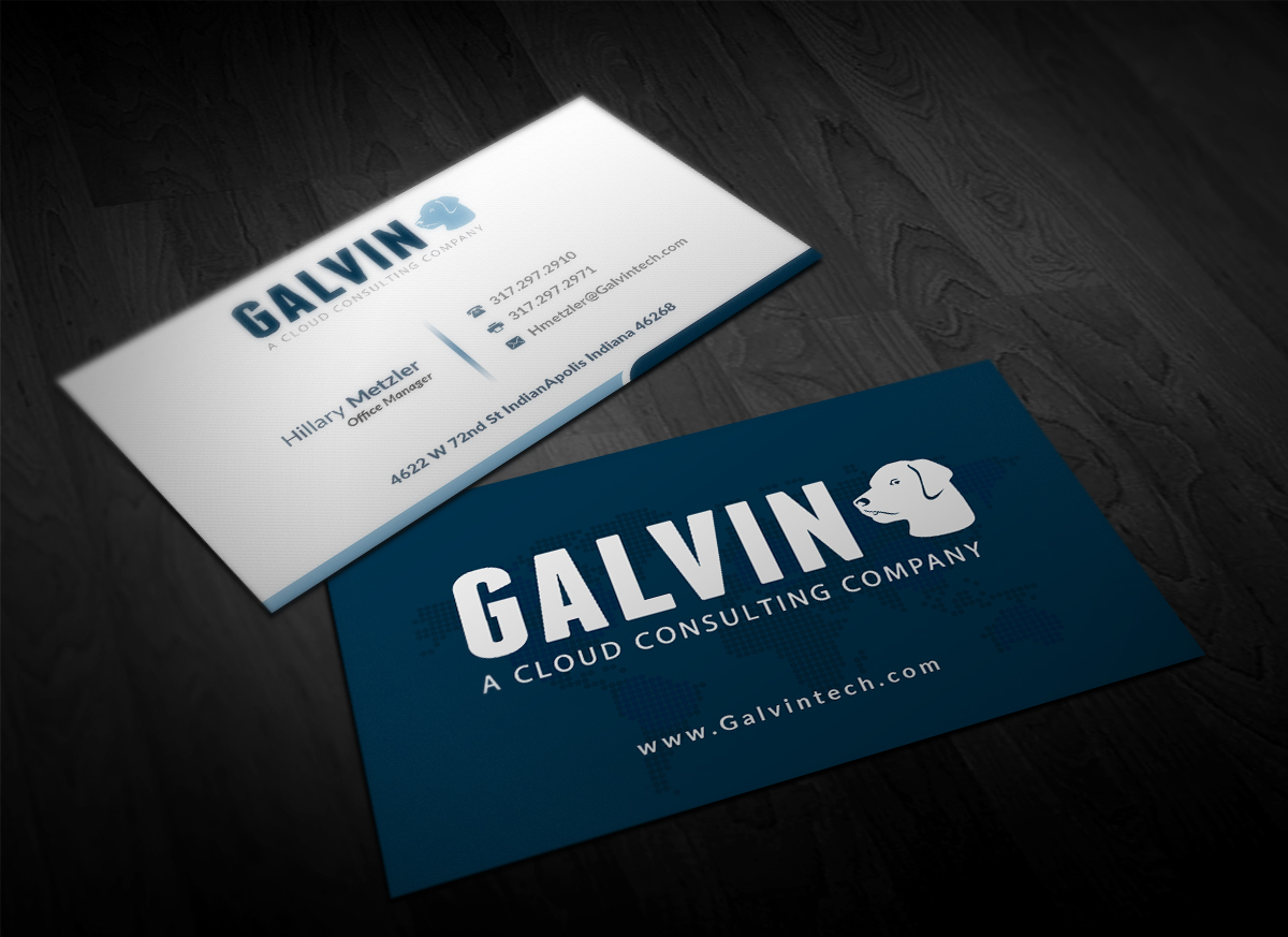 Diseño de Tarjeta de Presentación por Pointless Pixels India para Galvin Technologies | Diseño #12148387