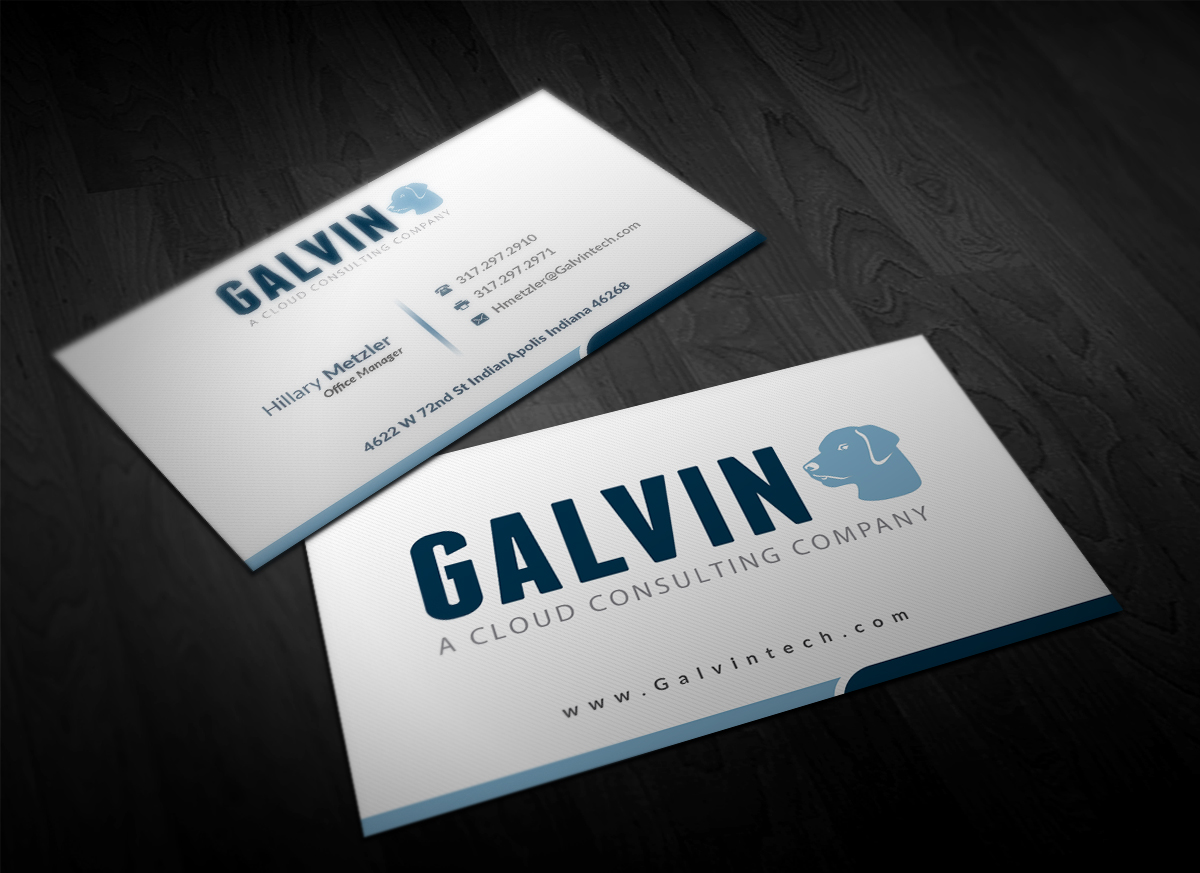 Diseño de Tarjeta de Presentación por Pointless Pixels India para Galvin Technologies | Diseño #12148388