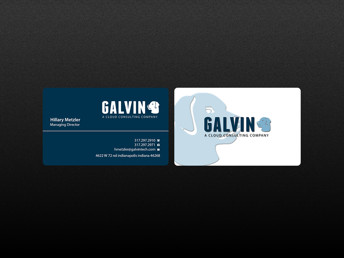 Diseño de Tarjeta de Presentación por Creations Box 2015 para Galvin Technologies | Diseño #12156107