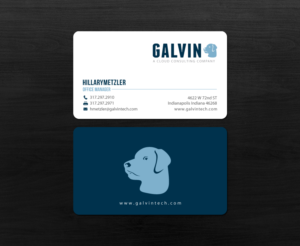 Diseño de Tarjeta de Presentación por chandrayaan.creative para Galvin Technologies | Diseño: #12154719