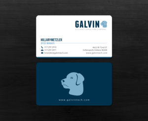 Diseño de Tarjeta de Presentación por chandrayaan.creative para Galvin Technologies | Diseño: #12154720