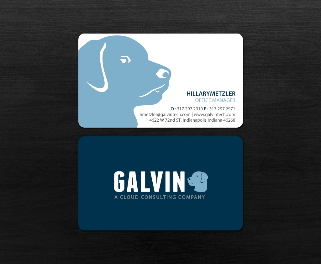 Diseño de Tarjeta de Presentación por chandrayaan.creative para Galvin Technologies | Diseño #12154724