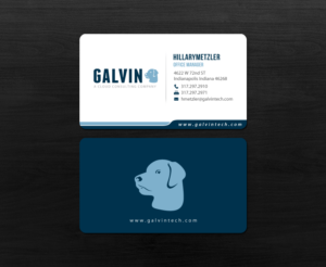 Diseño de Tarjeta de Presentación por chandrayaan.creative para Galvin Technologies | Diseño: #12154725