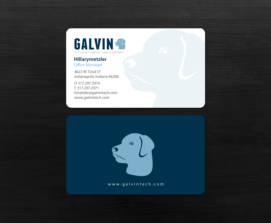 Visitenkarten-Design von chandrayaan.creative für Galvin Technologies | Design #12154727