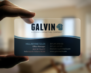 Diseño de Tarjeta de Presentación por chandrayaan.creative para Galvin Technologies | Diseño: #12154731