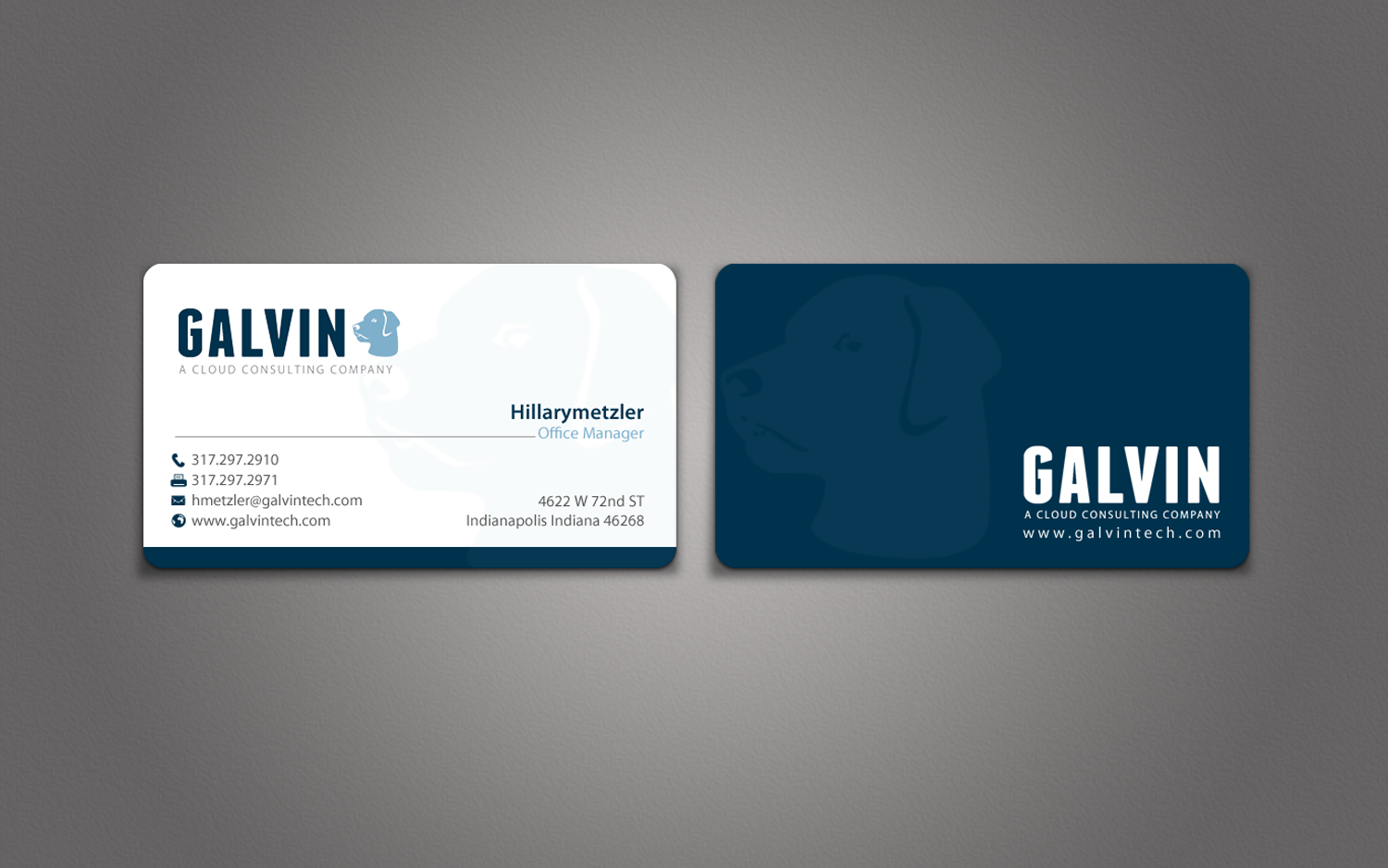 Business Card Design by chandrayaan.creative for Galvin Technologies | Design #12154734
