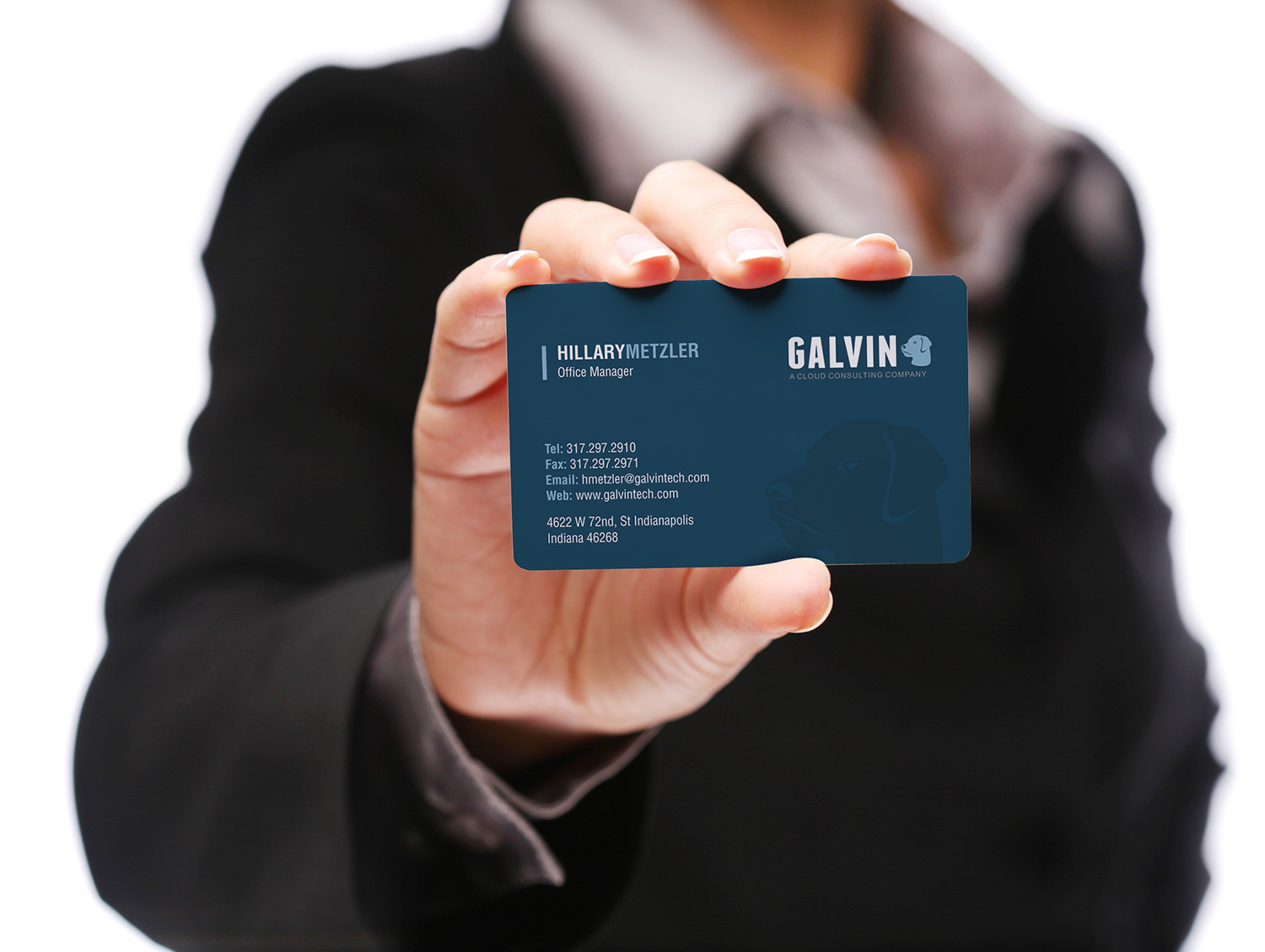 Diseño de Tarjeta de Presentación por logodentity para Galvin Technologies | Diseño #12145853