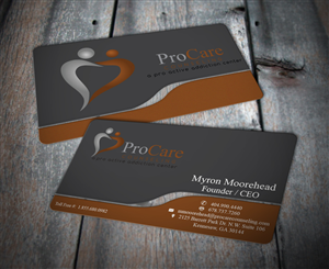 CEO of company needs clear business card that stands out from the rest | Diseño de Tarjeta de Presentación por MT
