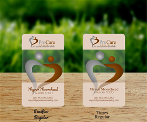 CEO of company needs clear business card that stands out from the rest | Diseño de Tarjeta de Presentación por  sasha