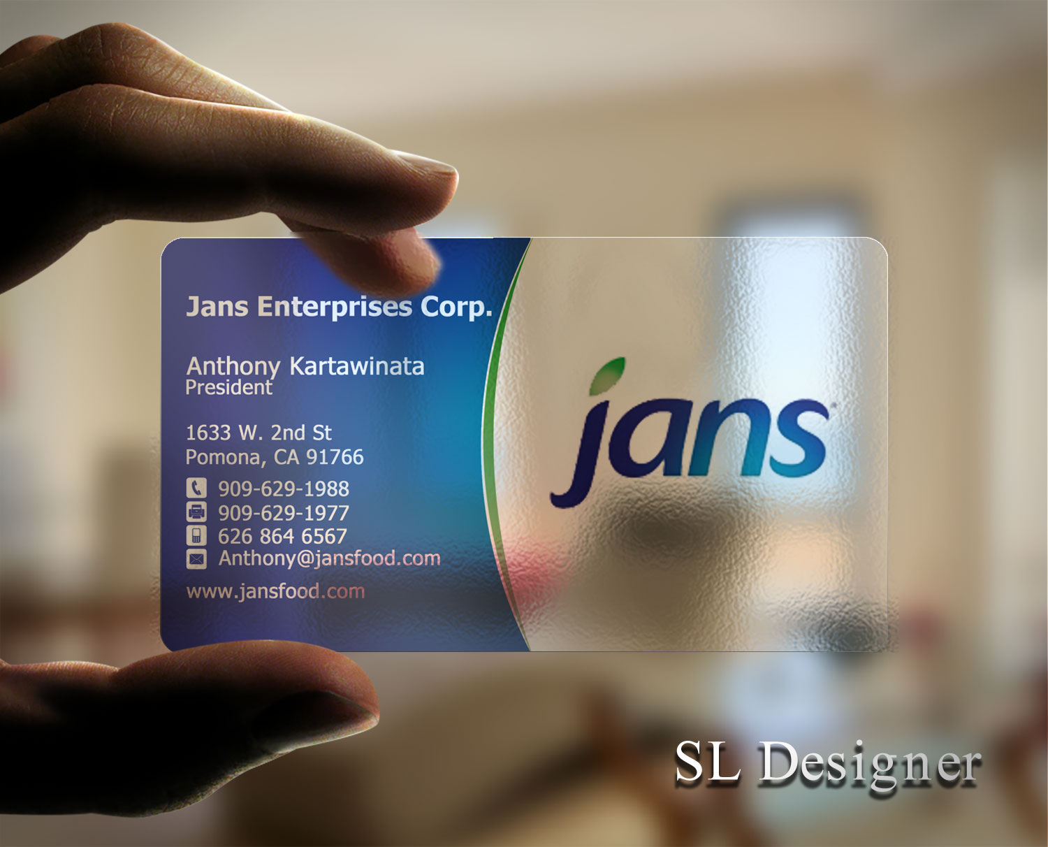 Business Card Design by SL Designer for this project | Design #12150835