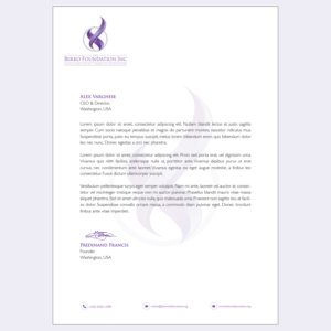 Diseño de Membrete por Akhil OU para este proyecto | Diseño #12152433