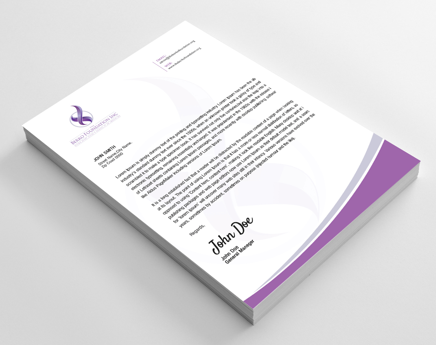 Letterhead Design by SL Designer for this project | Design #12141184