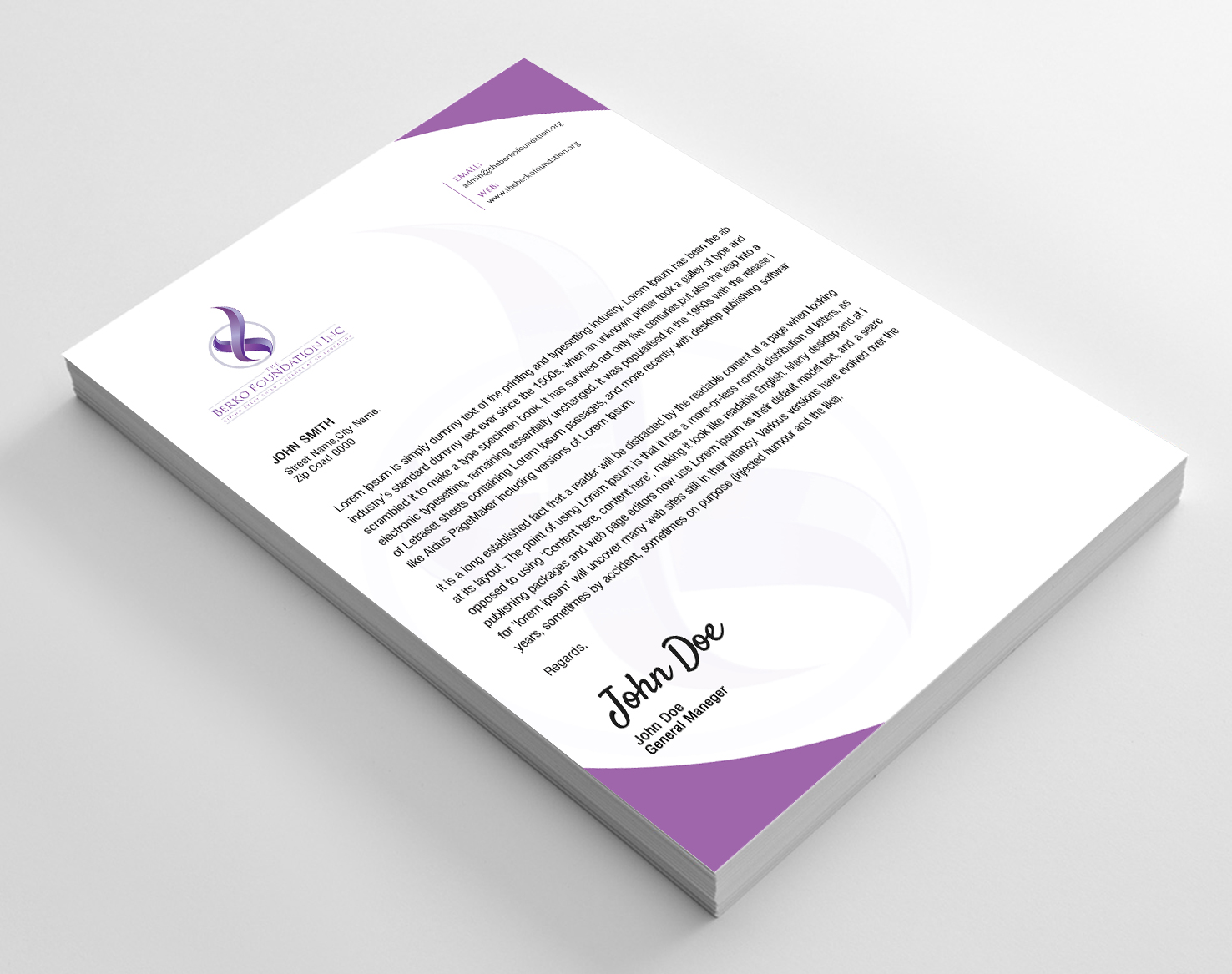 Letterhead Design by SL Designer for this project | Design #12141185