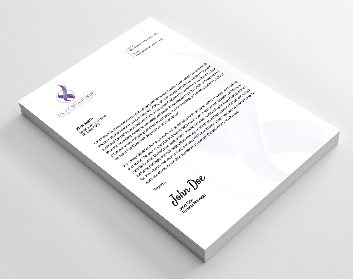 Letterhead Design by SL Designer for this project | Design #12141188