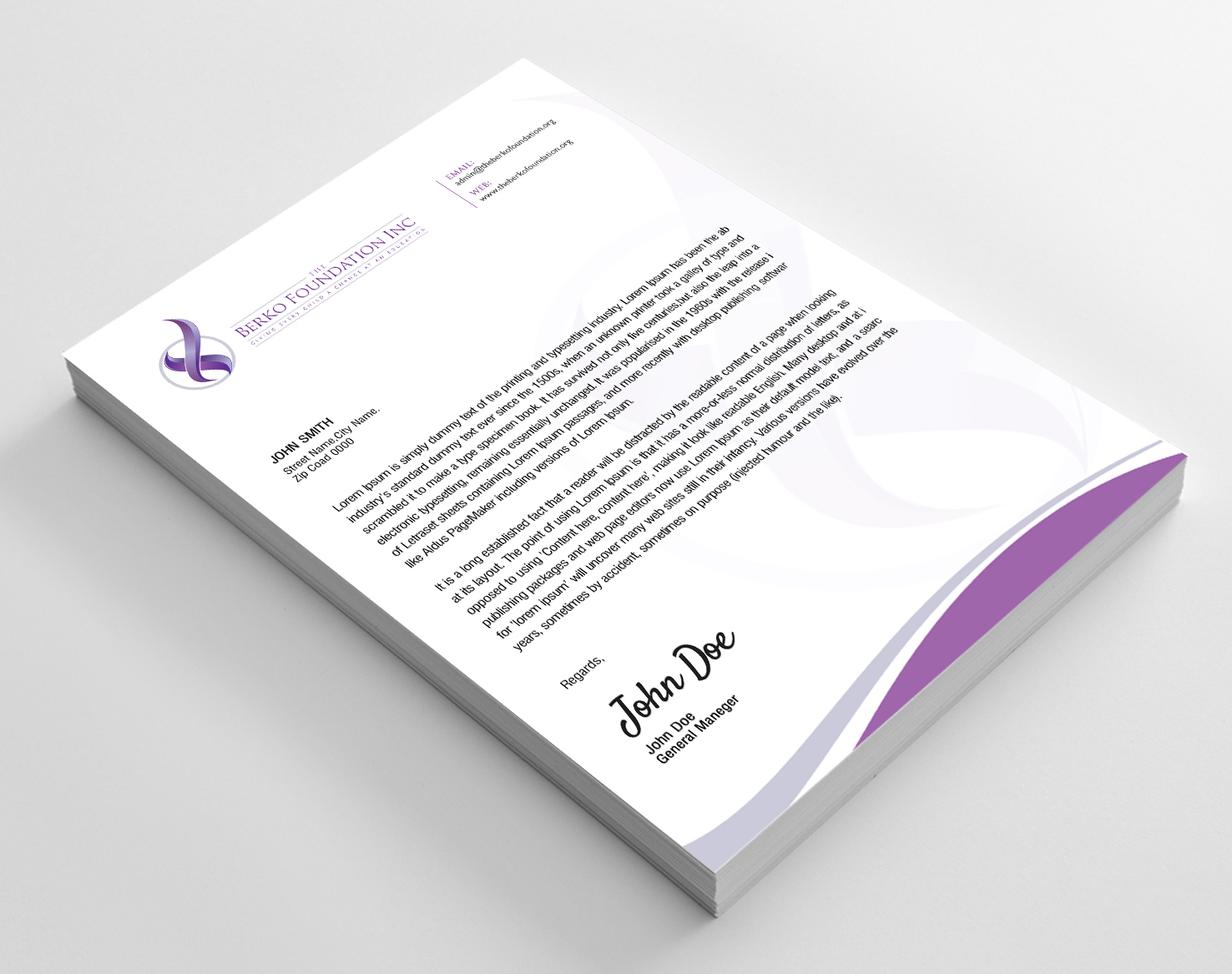 Letterhead Design by SL Designer for this project | Design #12141189