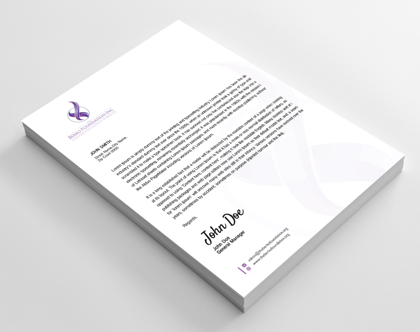 Letterhead Design by SL Designer for this project | Design #12147784