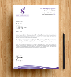 Letterhead Design by alpesh9520