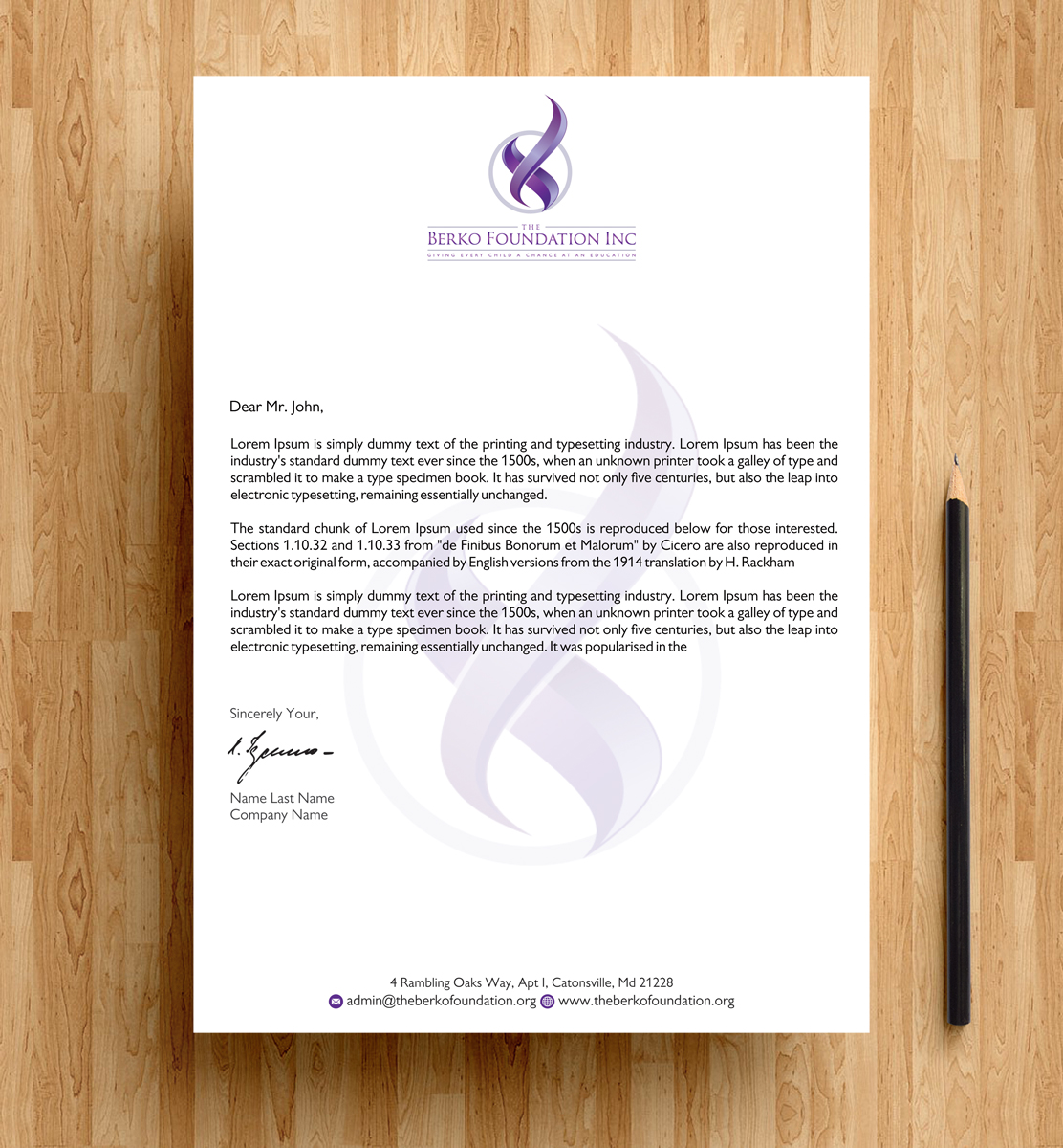 Letterhead Design by alpesh9520 for this project | Design #12149976