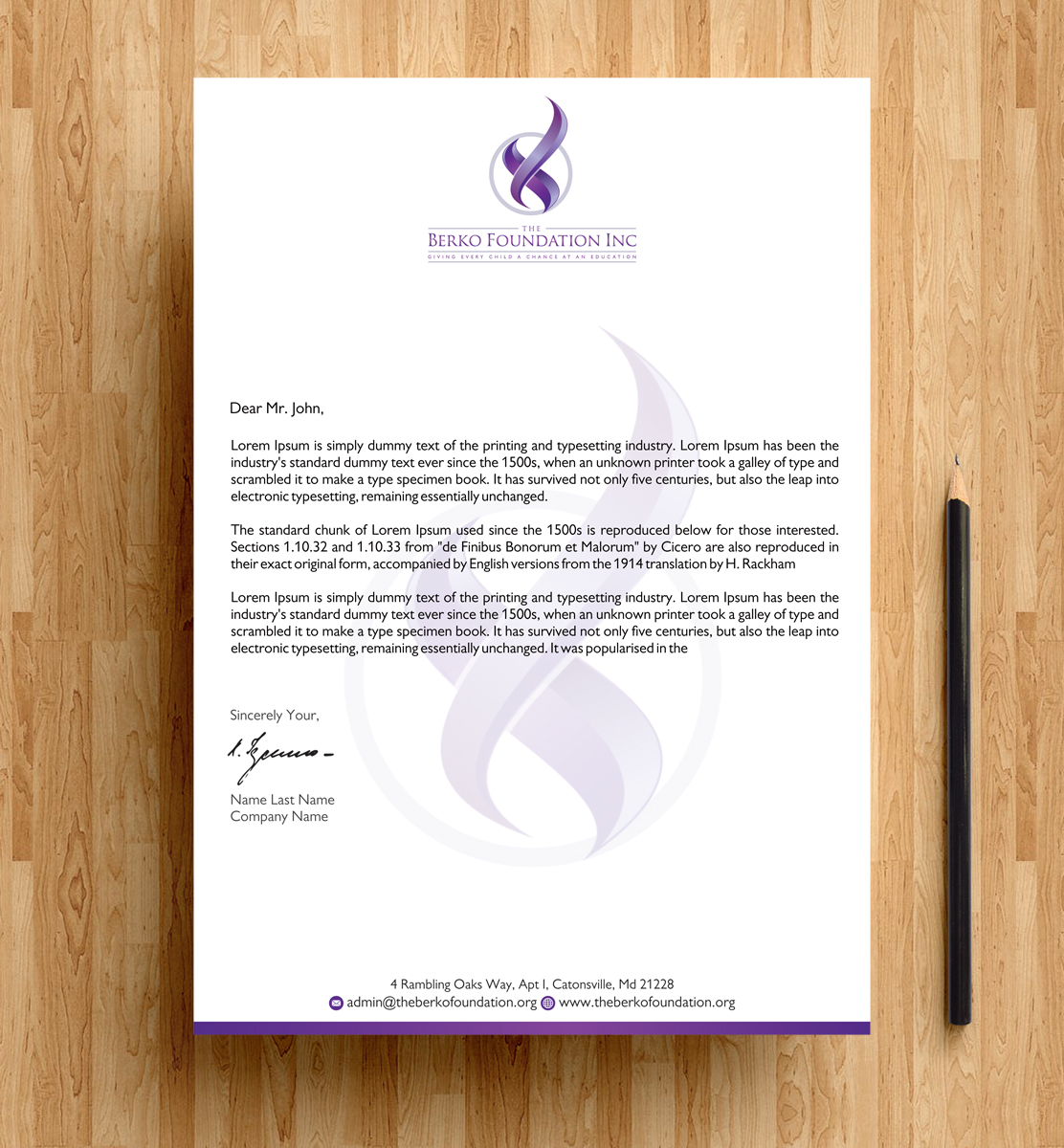 Letterhead Design by alpesh9520 for this project | Design #12149978