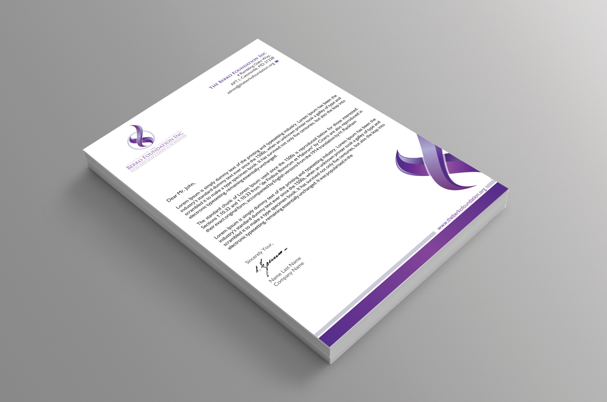Letterhead Design by alpesh9520 for this project | Design #12155032